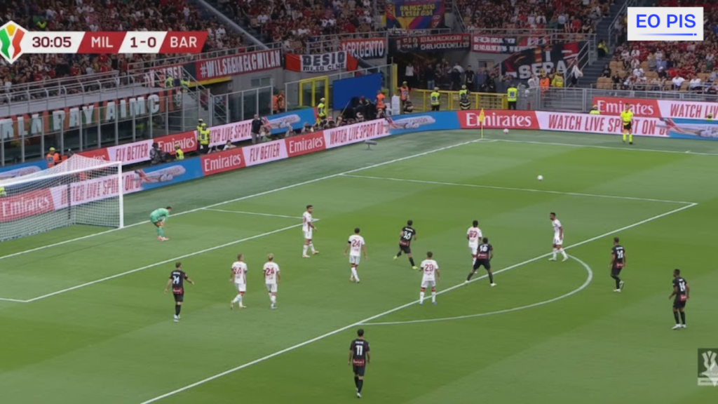 AC Milan vs SSC Bari Timeline