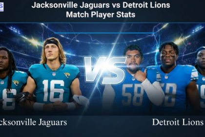 Jacksonville Jaguars vs Detroit Lions Match Player Stats
