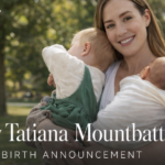 Lady Tatiana Mountbatten Birth Announcement