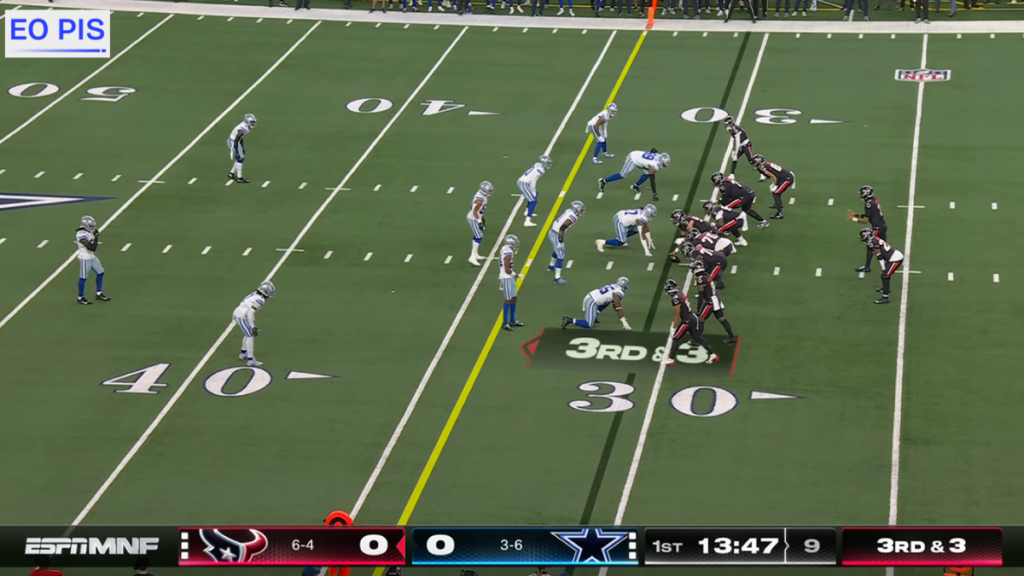 Dallas Cowboys vs Houston Texans Match Player Stats