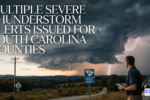 Multiple Severe Thunderstorm Alerts Issued for South Carolina Counties