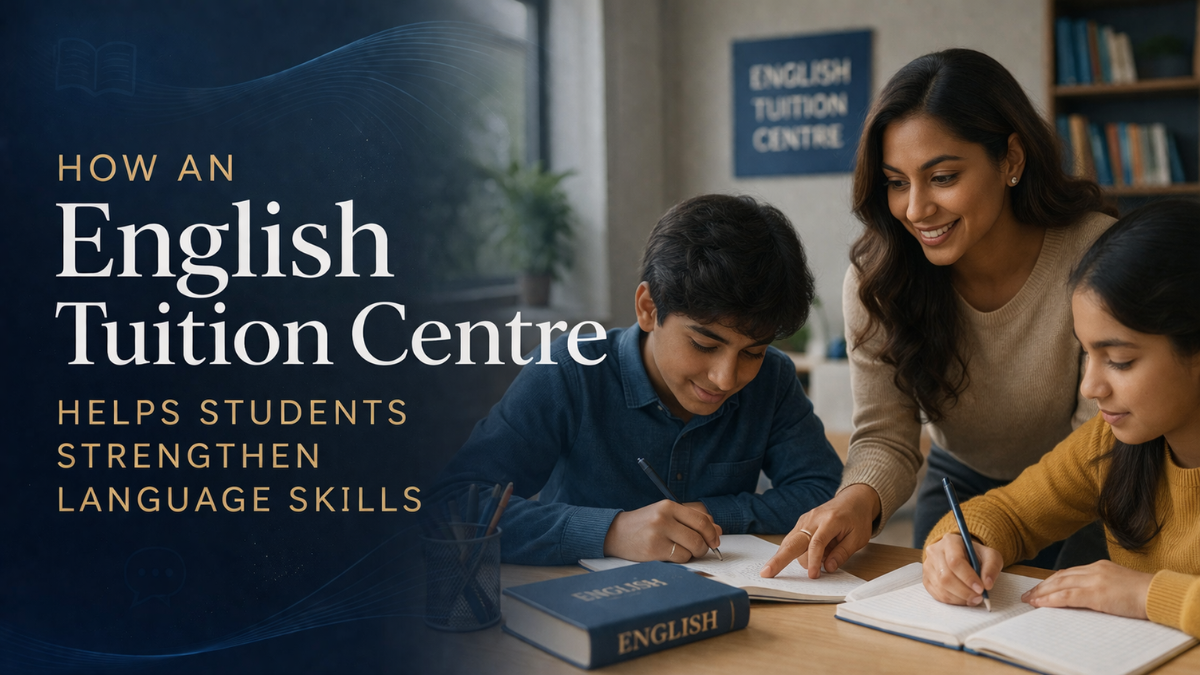 How an English Tuition Centre Helps Students Strengthen Language Skills