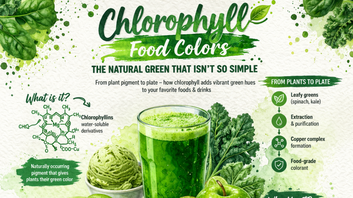 Chlorophyll Food Colors: The Natural Green That Isn’t So Simple