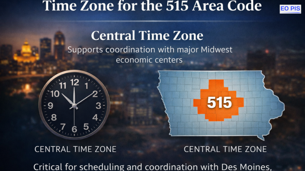 Central Time Zone for 515 area code