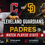 Cleveland Guardians vs Padres Match Player Stats