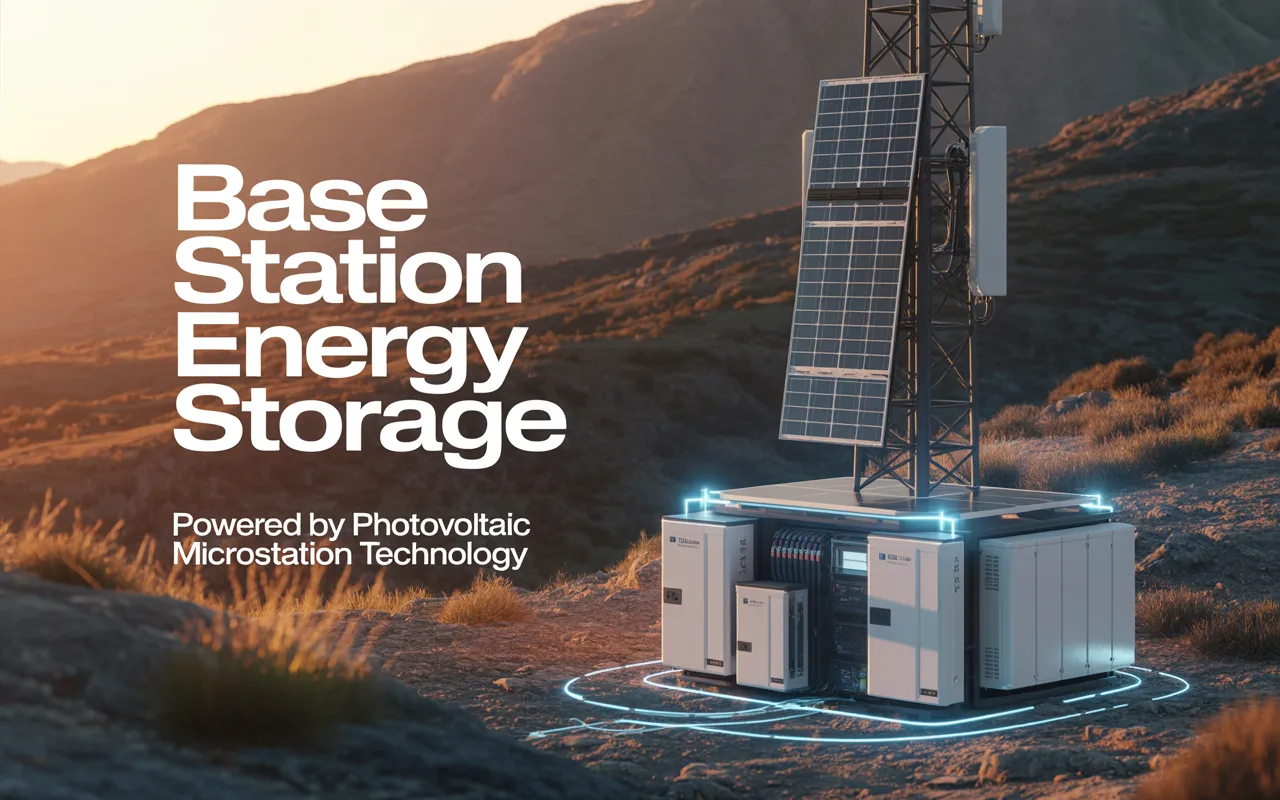 Base Station Energy Storage Powered by Photovoltaic Microstation Technology