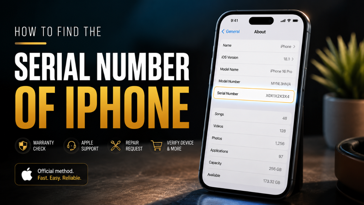 How to Find the Serial Number of iPhone