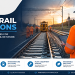 Total Rail Solutions railway maintenance team working on rail infrastructure with engineers inspecting tracks and delivering specialist rail services.